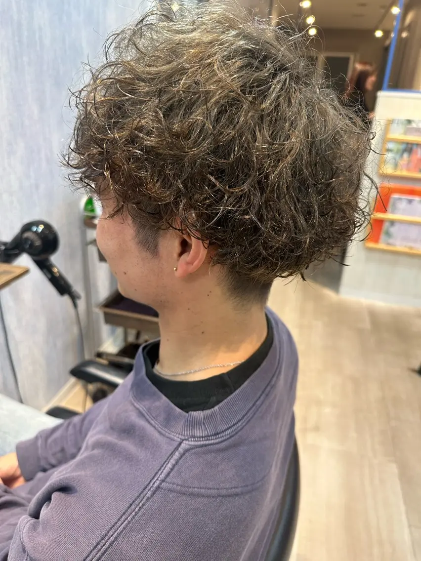 【新規限定】メンズパーマ+カットの写真