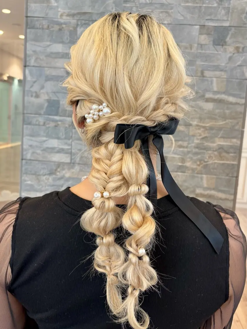 ヘアアレンジ ヘアセット 🫧髪質改善🫧ツヤ 髪🫧Terumiのヘアスタイル