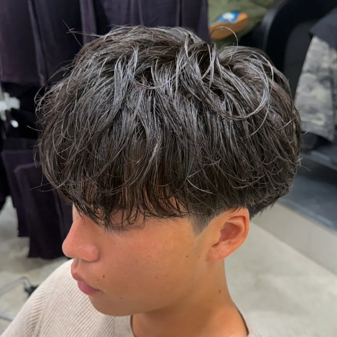 パーマ メンズ メンズパーマ 学生（メンズ向け） 学生 カット パーマ 名古屋のパーマ職人 /fifth/正岡のヘアスタイル