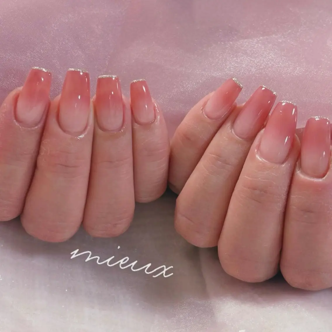ネイル ラメ(グリッター) ハンドネイル nailsalon mieuxのネイルデザイン