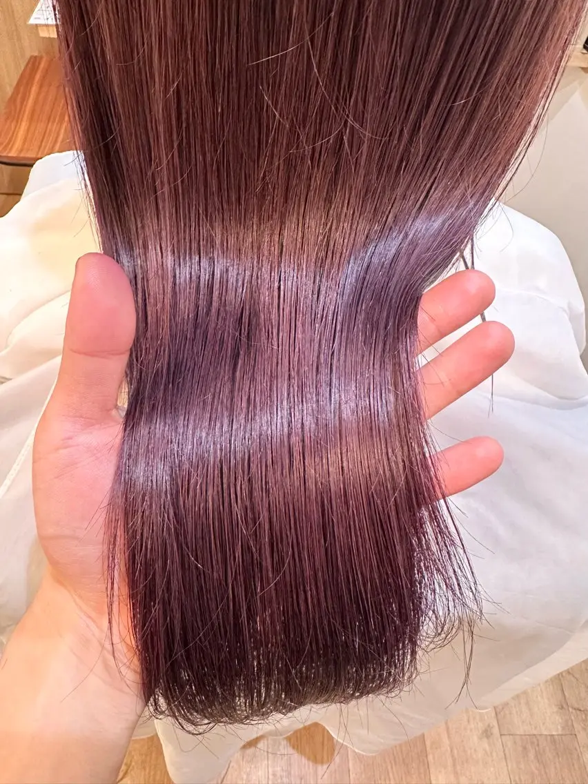 ロング 髪質改善 カット ヘアカラー トリートメント 田中 泰正のヘアスタイル
