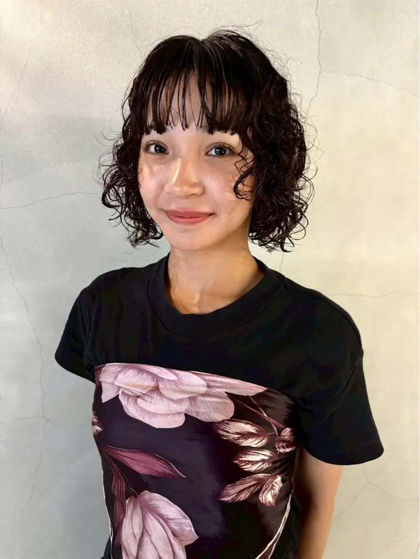 パーマ 中村 衣里のヘアスタイル