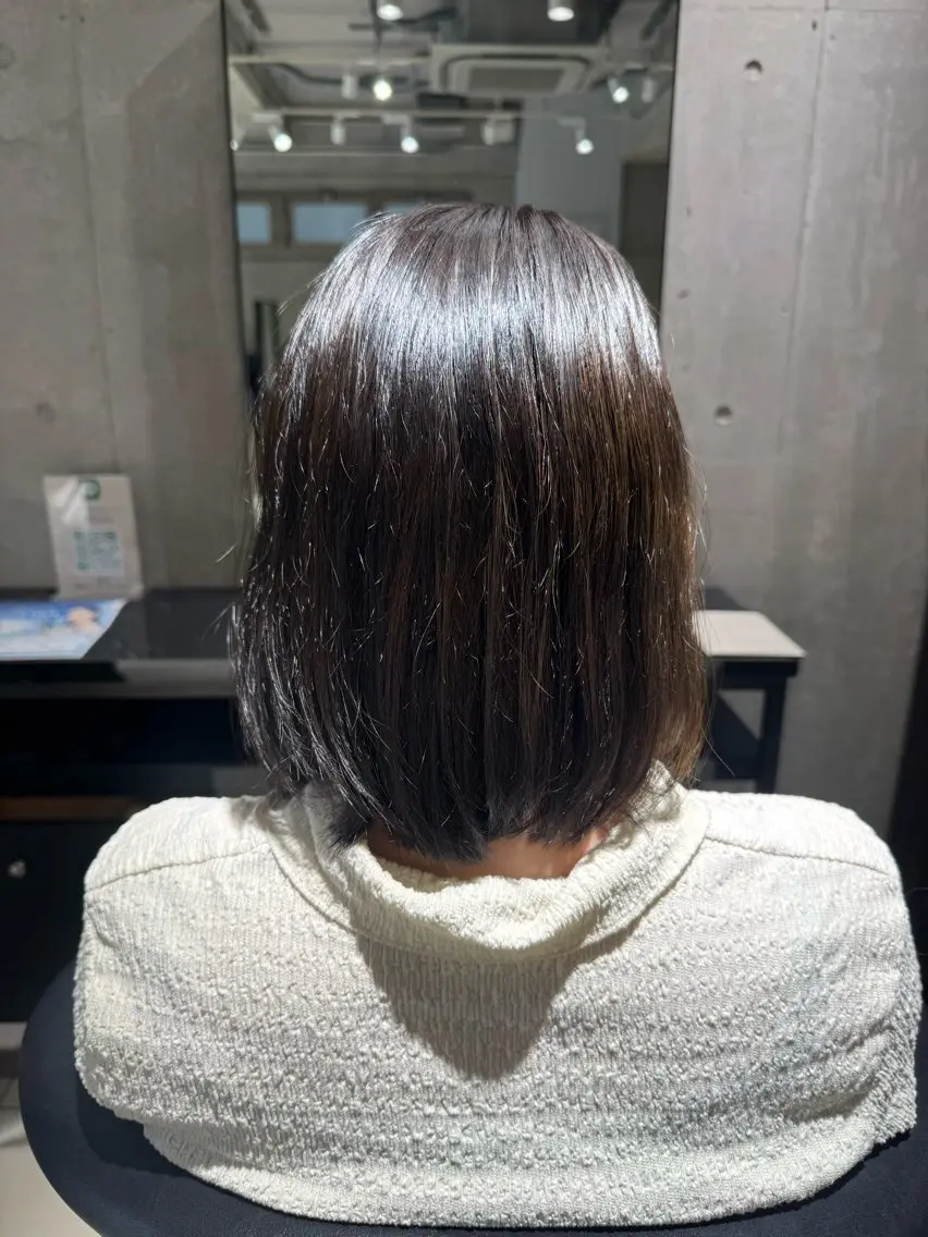 カラー ブリーチ ブラウンカラー ヘアカラー 艶カラー 梨菜💜のヘアスタイル