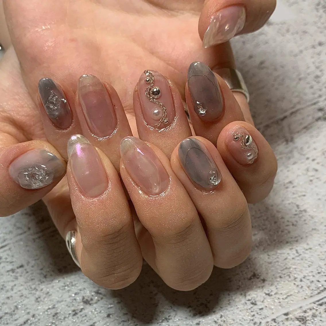 ネイル ハンドネイル ハンドケア lylynail YUUKAのネイルデザイン
