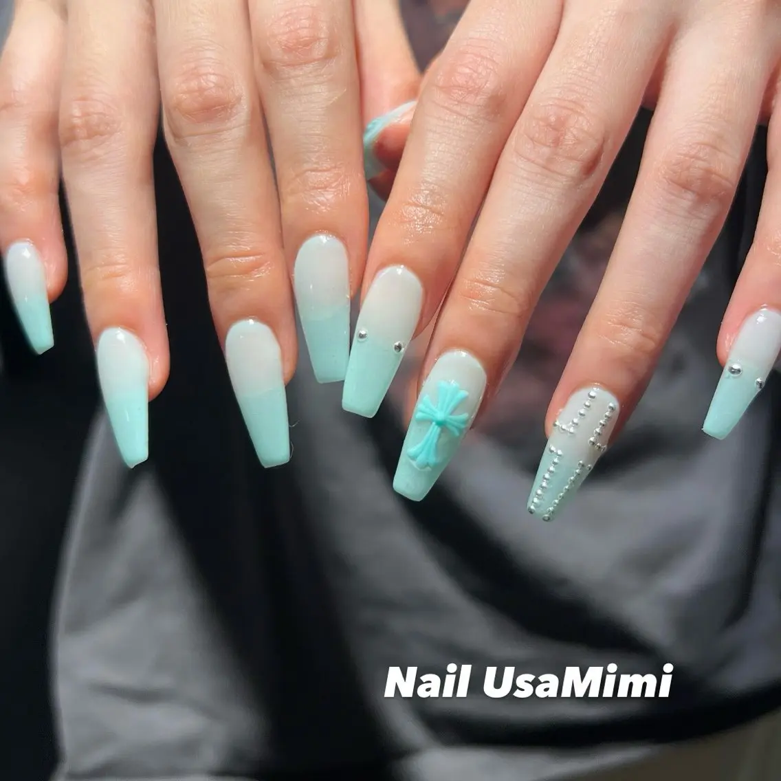 ネイル アートネイル ジェルネイル 韓国ネイル ワンカラーネイル パラジェル ハンドネイル 本町ネイルNail UsaMimiのネイルデザイン