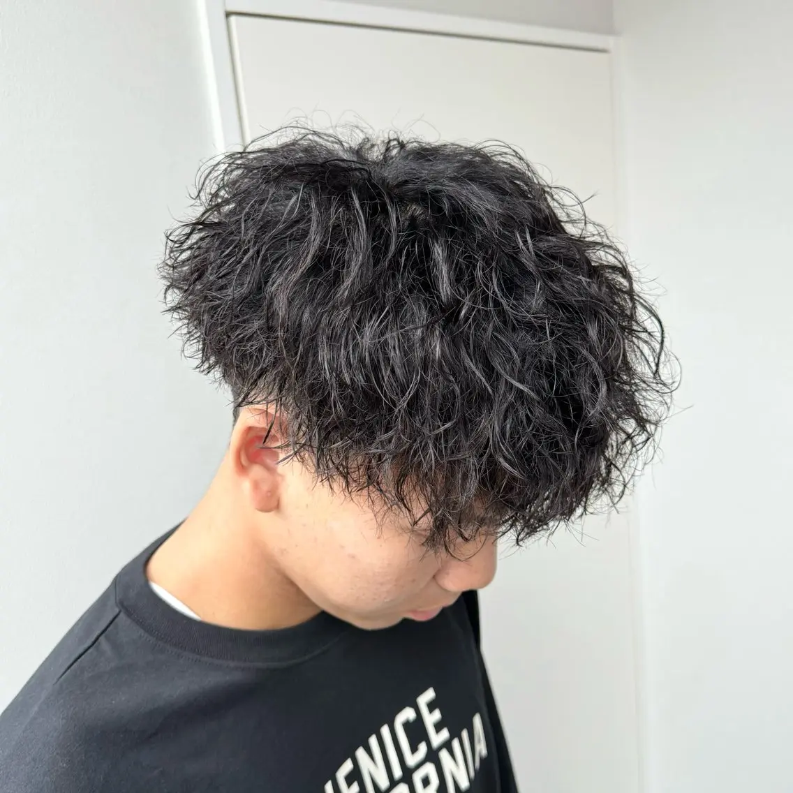 【ミニモ限定】メンズカット＋ツイストスパイラルパーマ＋眉カットの写真