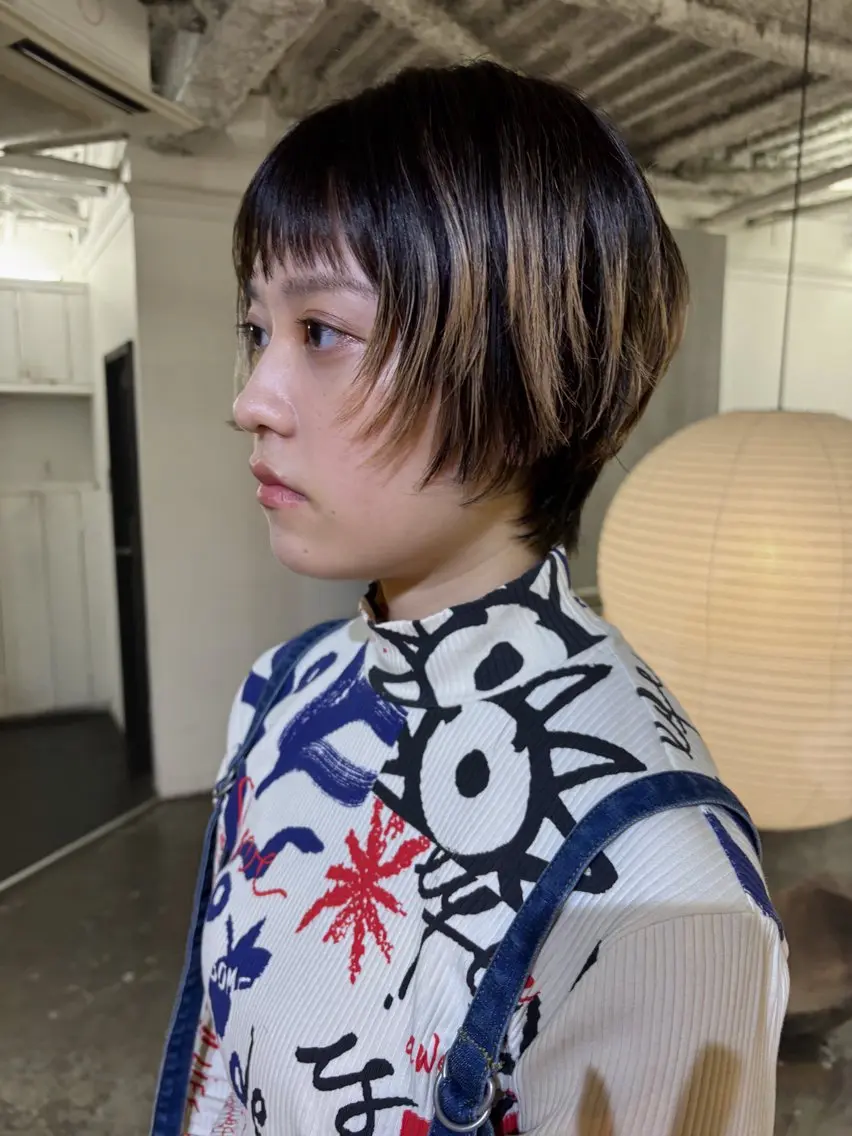 ショート 丸みショート ショートヘア CACHÉ ワカナ🎀のヘアスタイル