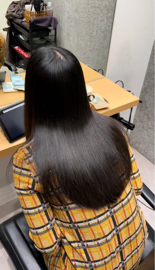 ミディアム 髪質改善 トリートメント トリートメント ヘッドスパ 髪質改善ヘアケア 艶髪特化/上田のヘアスタイル