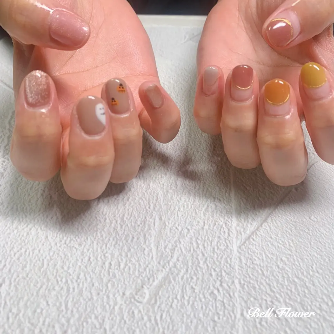 ネイル ハンドネイル Bell Flowerのネイルデザイン