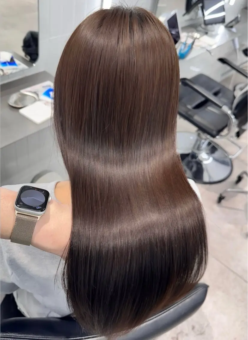 ロング ヘアカラー トリートメント 🫧うるツヤカラー/ cocono🫧のヘアスタイル