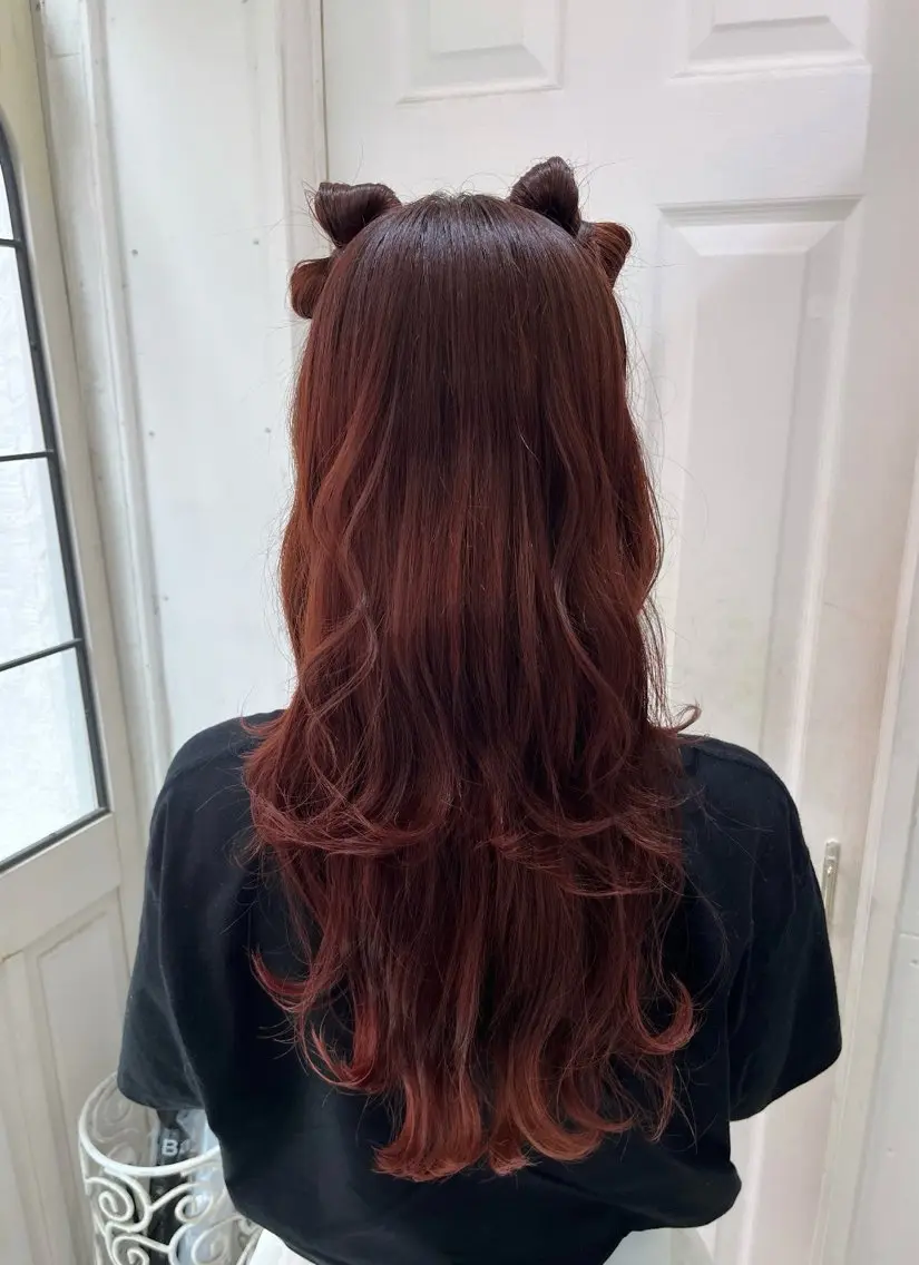 ロング ヘアアレンジ ヘアセット 🩵aiko / モデル募集中️🩵のヘアスタイル