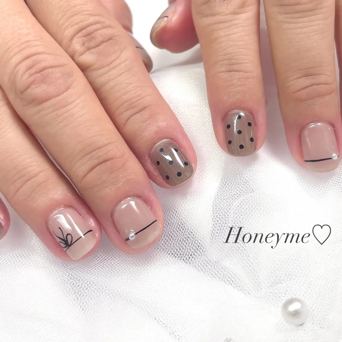 ネイル Honey me ❁⃘*.゚のネイルデザイン