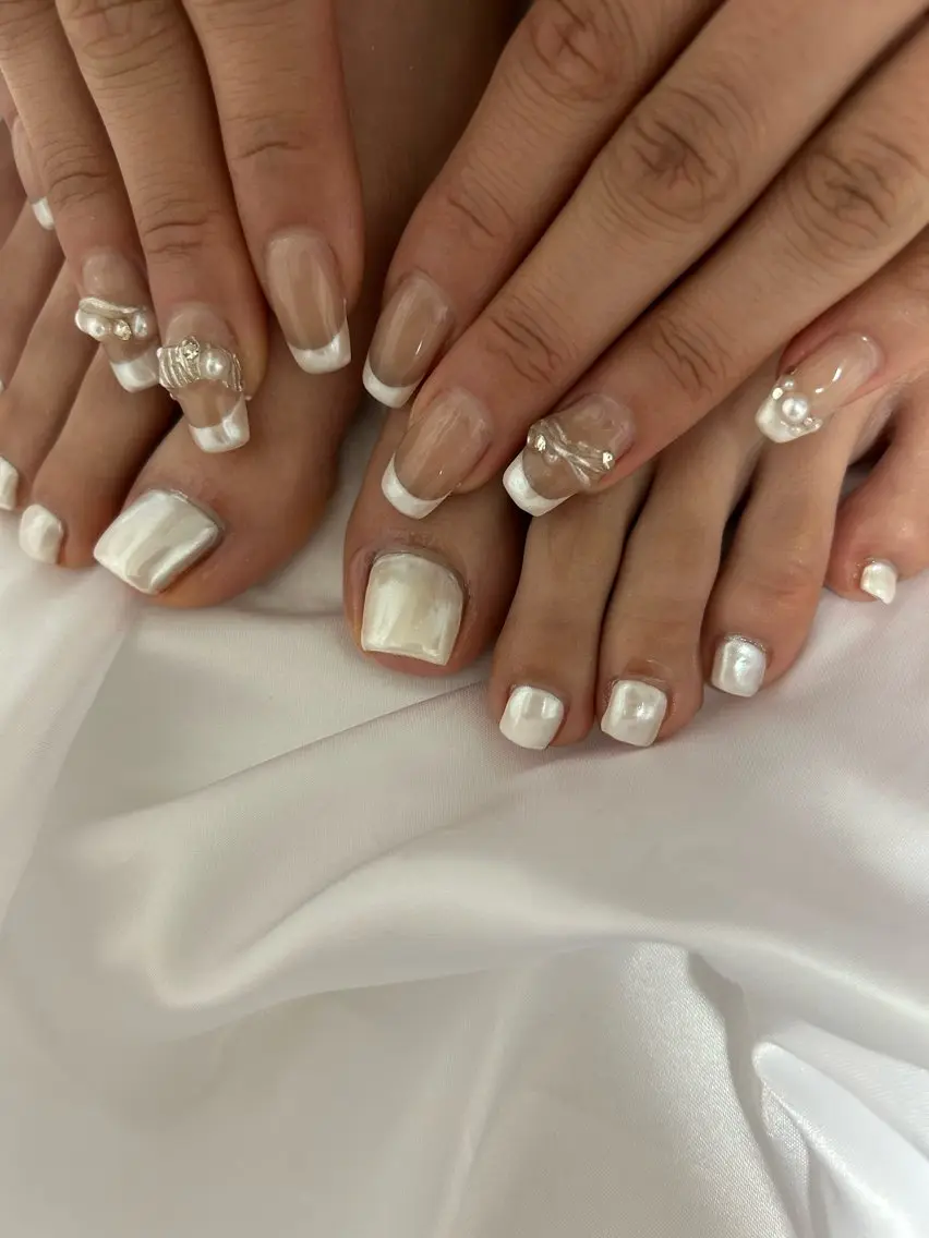 平日限定⛄️【フットネイル🦶ワンカラー🫶🏻】の写真
