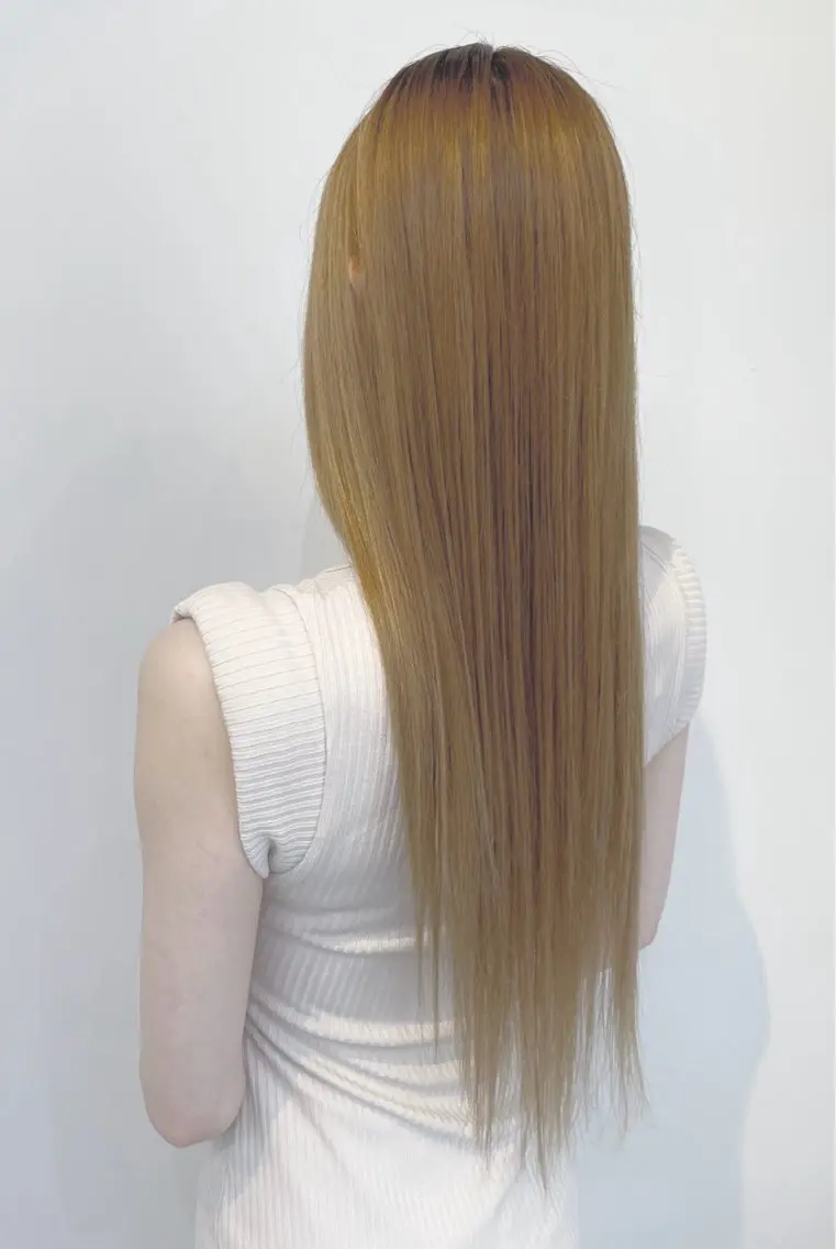 ロング カラー トリートメント 今雪 聡美のヘアスタイル