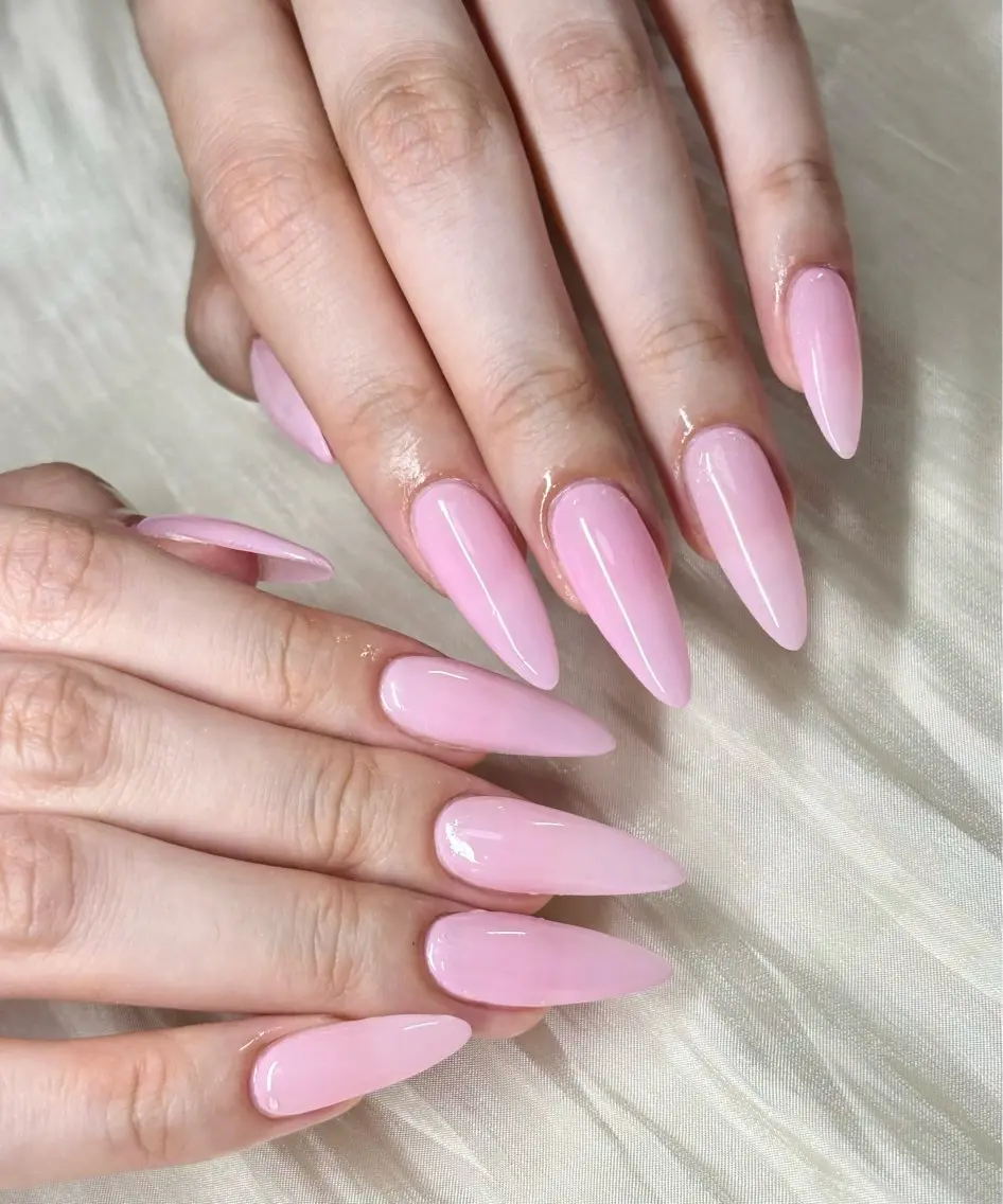 ネイル ピンク ネイルチップ ハンドネイル ハンドケア ETE LUNA NAILのネイルデザイン