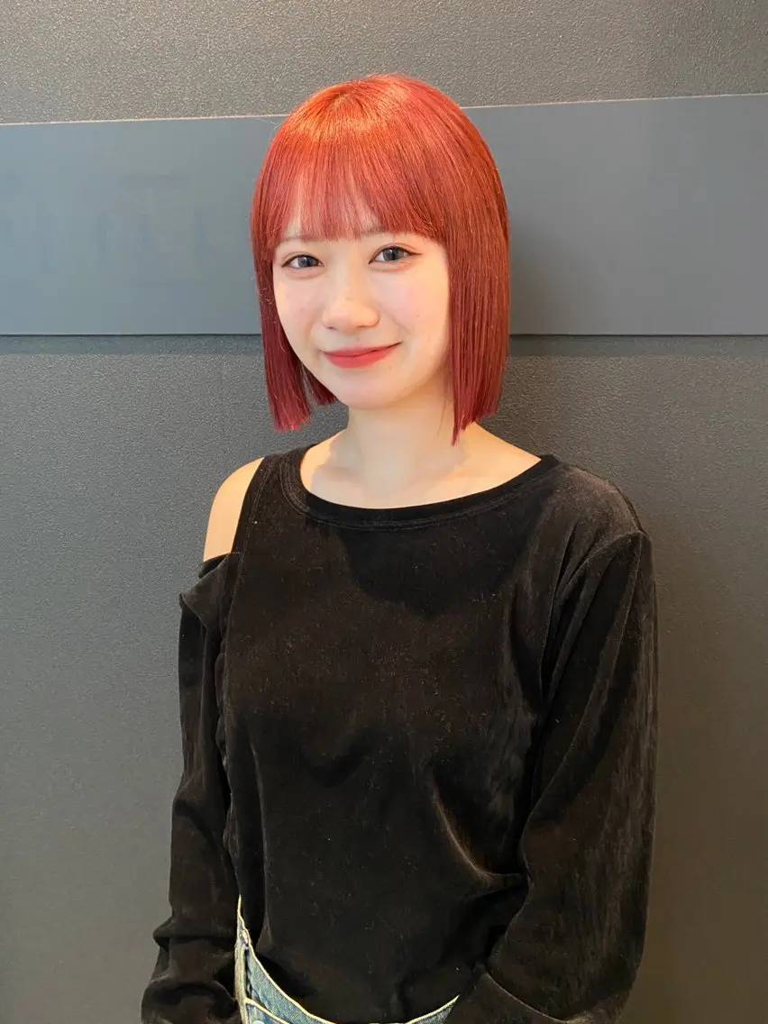 ショート カラー ヘアカラー トリートメント mai / linoah˚✧のヘアスタイル