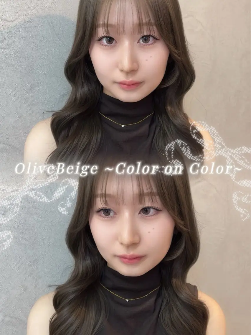 ミディアム カラー カット ヘアカラー 🫧Ess 🎀chihinaのヘアスタイル