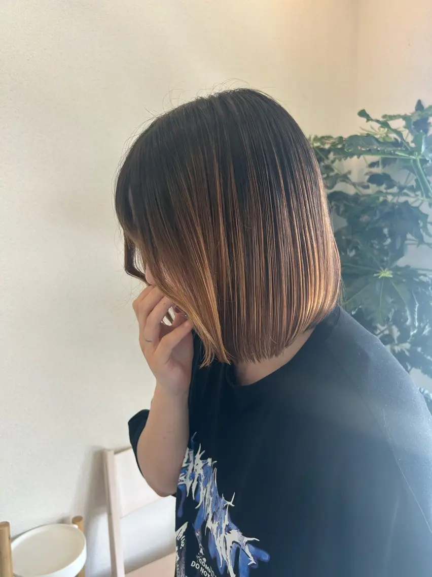 ミディアム 🦖manami 🦖のヘアスタイル