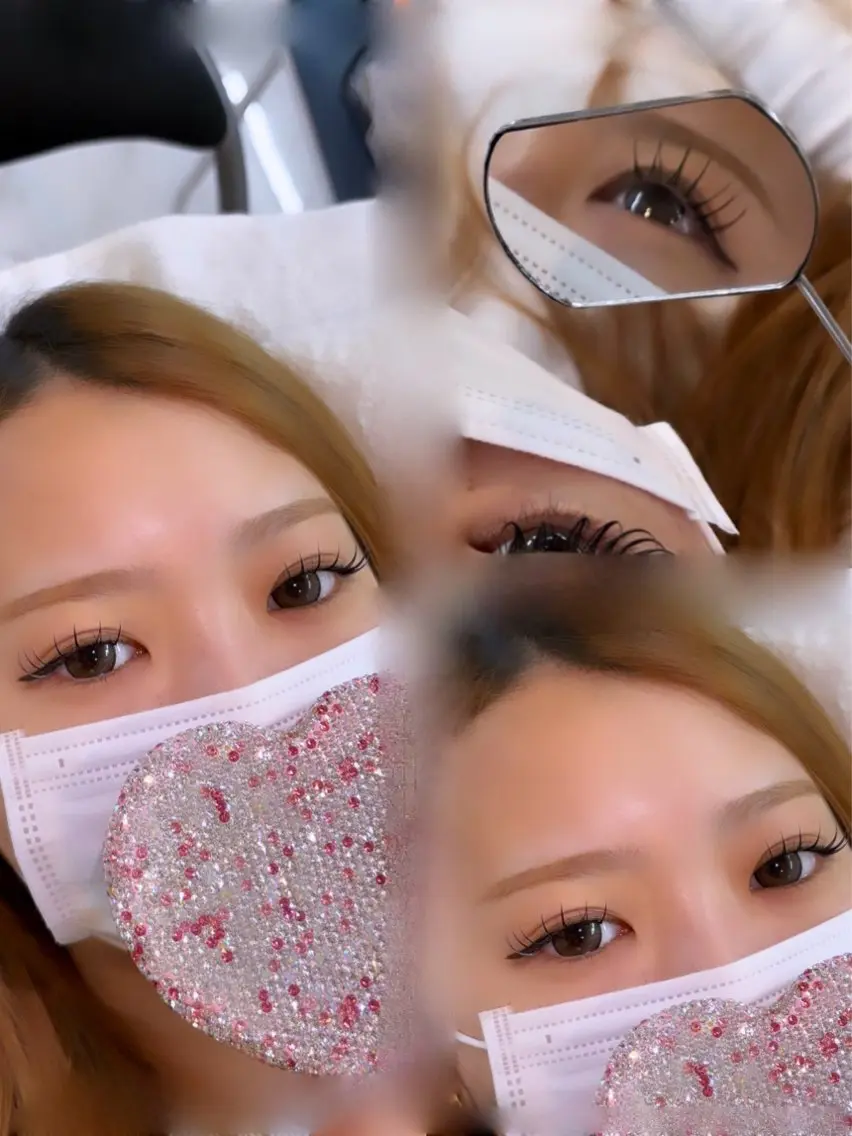Jr.アイリストクーポン🎀フラットラッシュ100本(オフ、高級コーティング付)✨￥2200 モデル様募集👀の写真