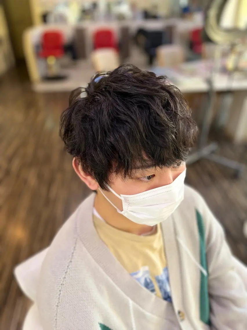 メンズカット✖︎デザインパーマの写真