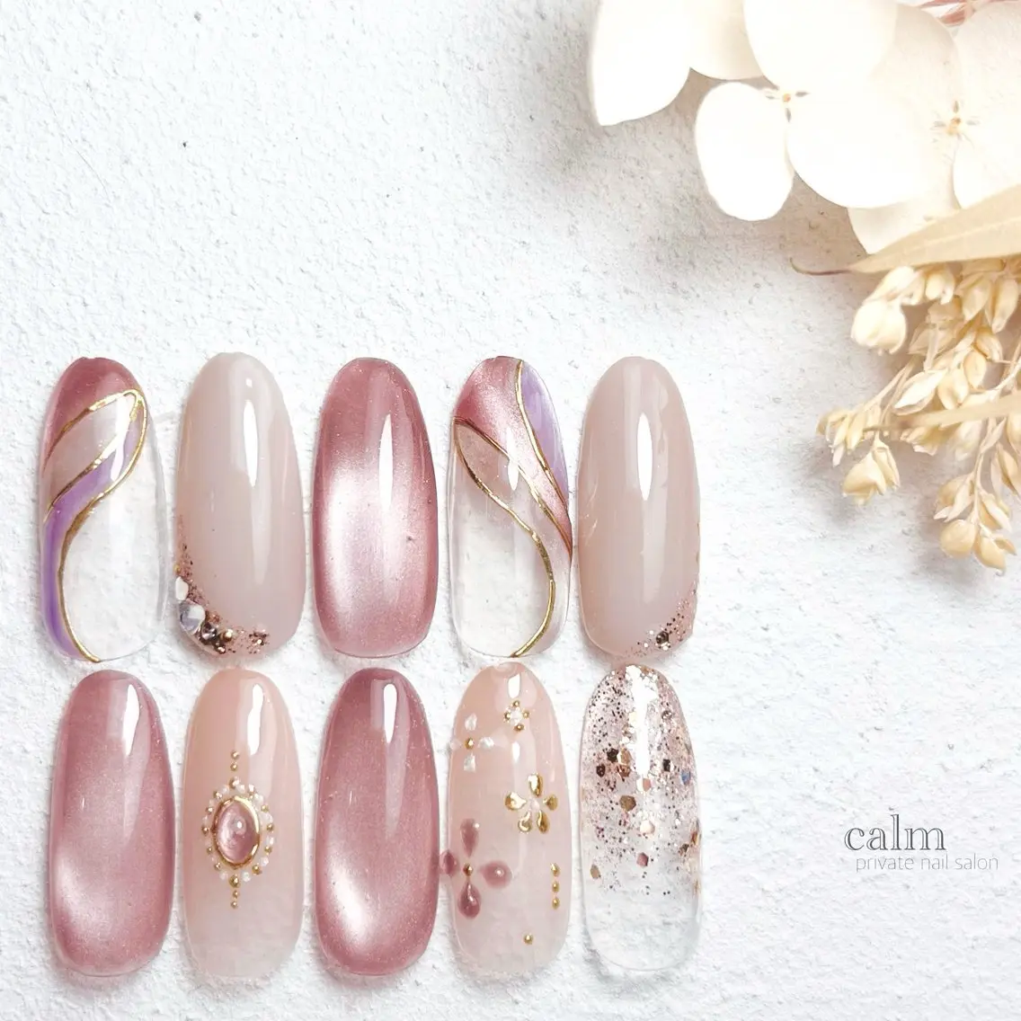 ネイル ハンドネイル calm 〔ｶｰﾑ〕のネイルデザイン