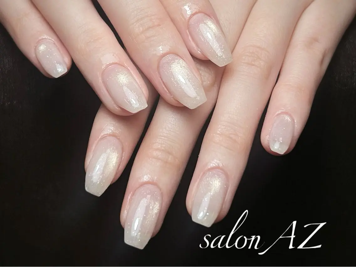 ネイル アートネイル フットネイル フレンチネイル マグネットネイル 持ち込み ハンドネイル salonAZ Miaのネイルデザイン