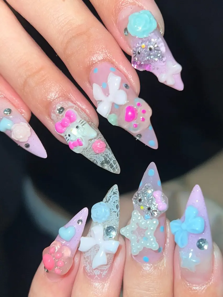 ネイル ハンドネイル フットネイル Hata nail 🎀個性派ニュアンスのネイルデザイン