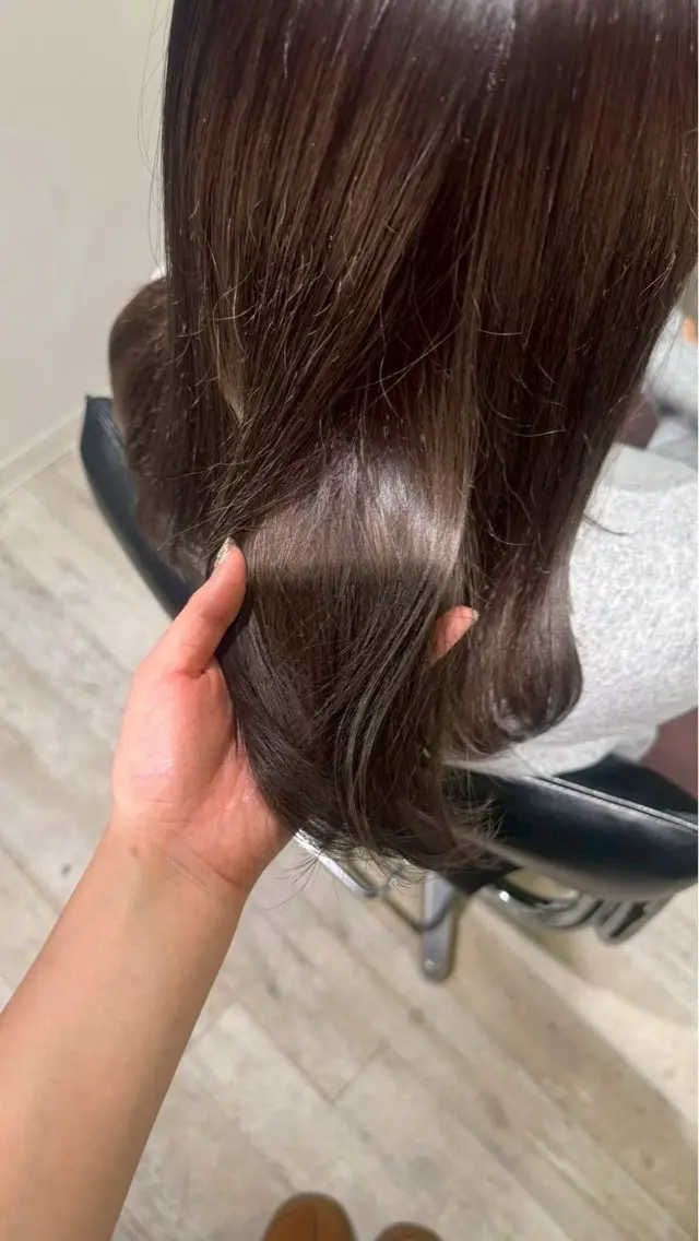 カラー ブラウンカラー ナチュラルブラウン ヘアカラー Miyuu 『藤沢』のヘアスタイル