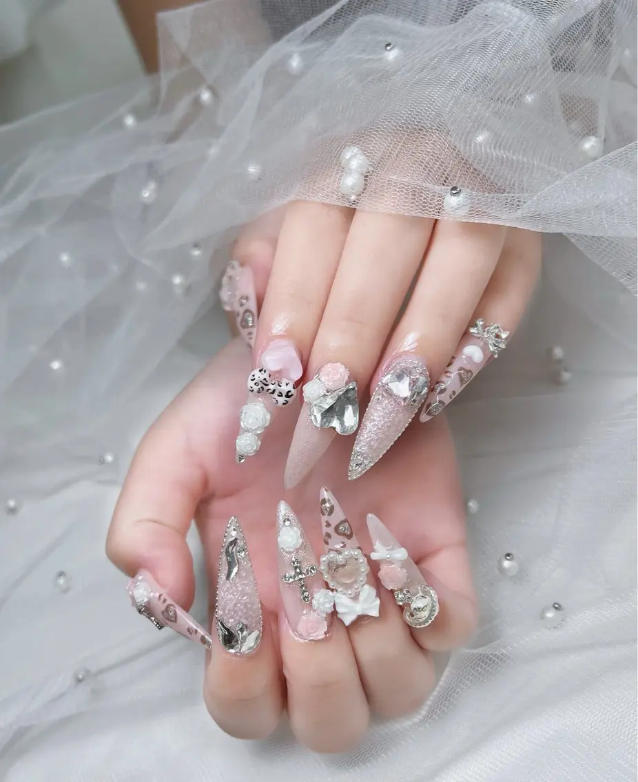 🉐【夏の大感謝祭SALE】💎【長さ出し】アートやり放題💎パーツ付け放題🉐の写真