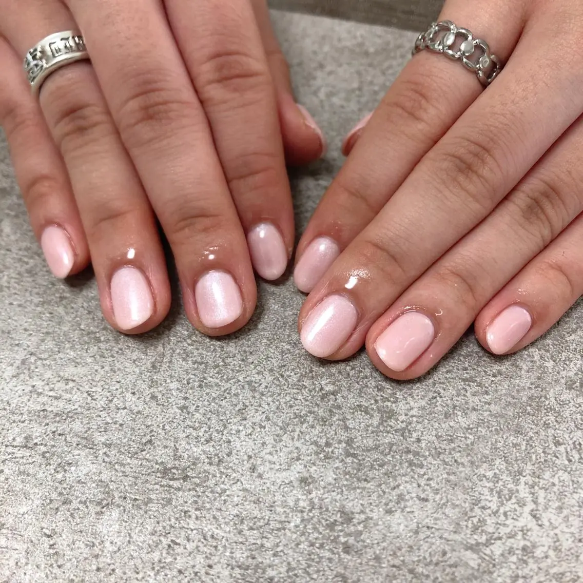 ネイル パステルネイル ピンク ハンドネイル mogunail &blowのネイルデザイン