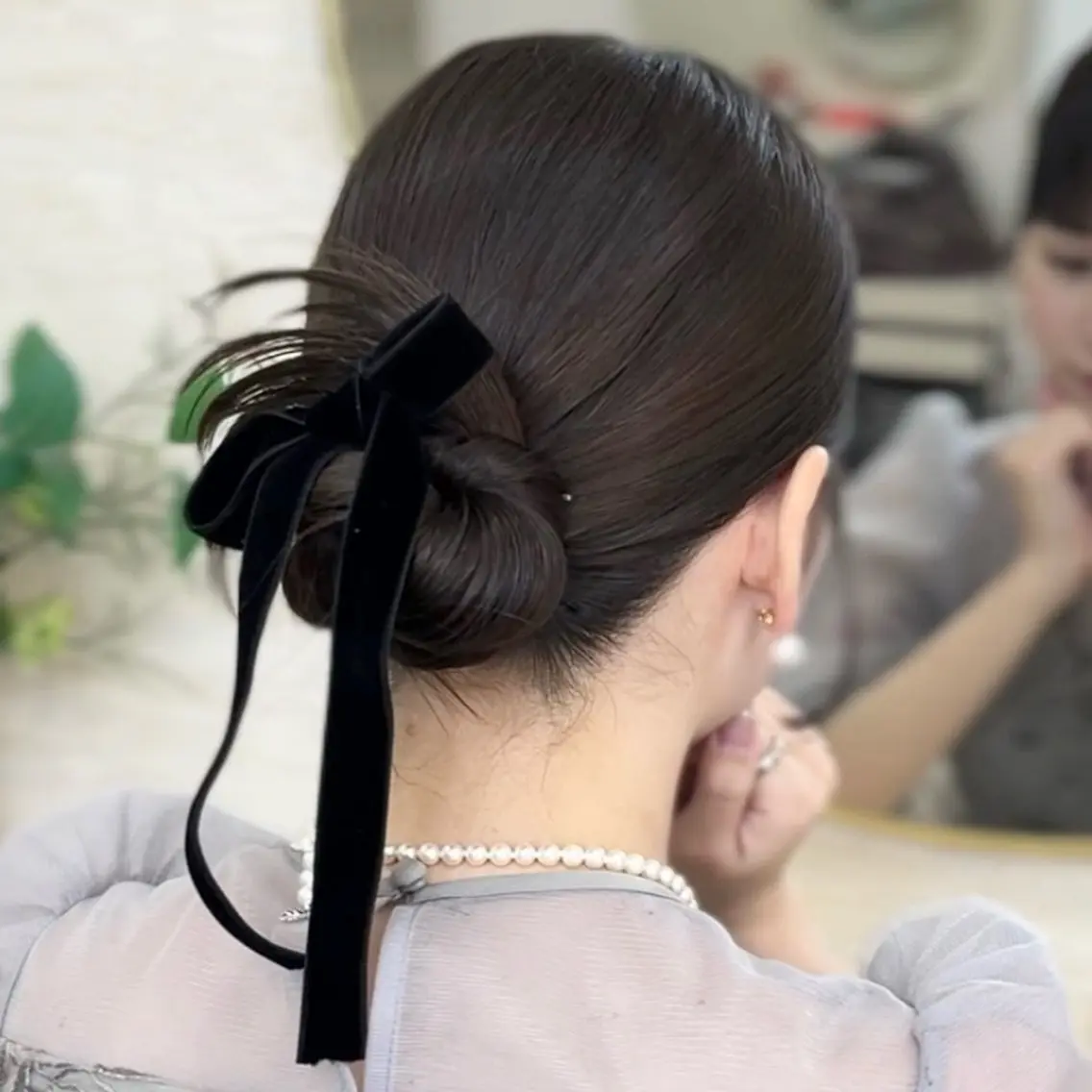 セミロング ヘアアレンジ ヘアセット 🦋Yui🦋透明感 /ベージュ/Wカラーのヘアスタイル