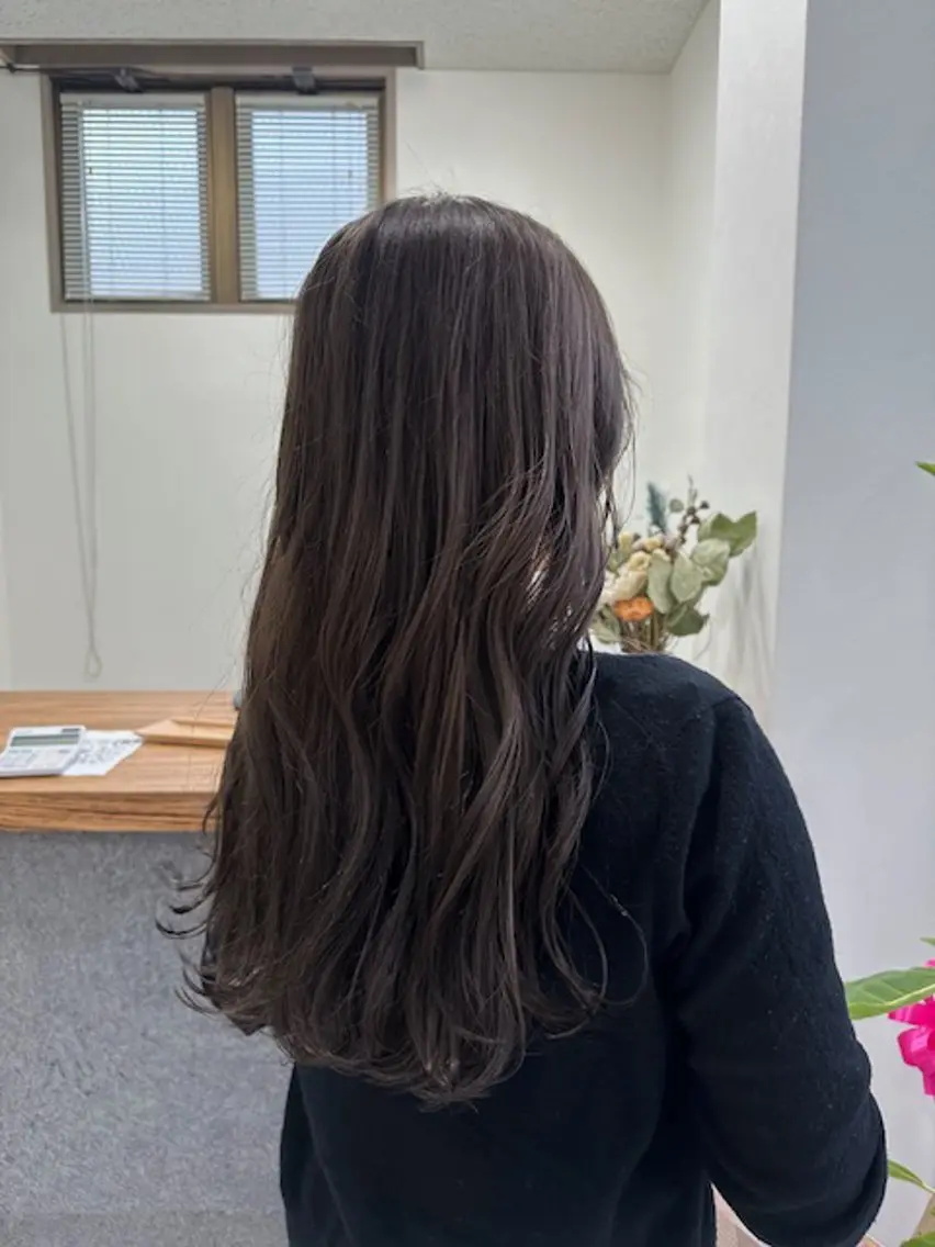 ロング ショートボブ ボブ ハイライト 髪質改善 縮毛矯正 ヘアテラス エムナラテンのヘアスタイル