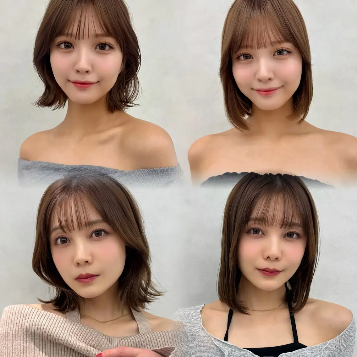 ショート カラー ブラウンカラー 透明感カラー ミルクティーブラウン リオ艶髪️🫧 透明感カラー🦋のヘアスタイル