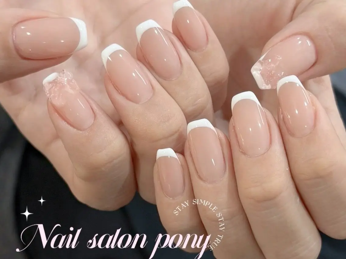 ネイル フレンチネイル ハンドネイル Kaka_ Nail錦糸町のネイルデザイン