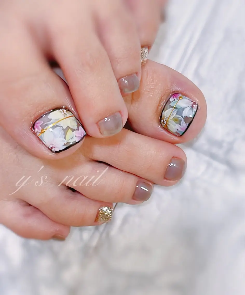 ネイル フットネイル y’s nail ✧ゆきのネイルデザイン