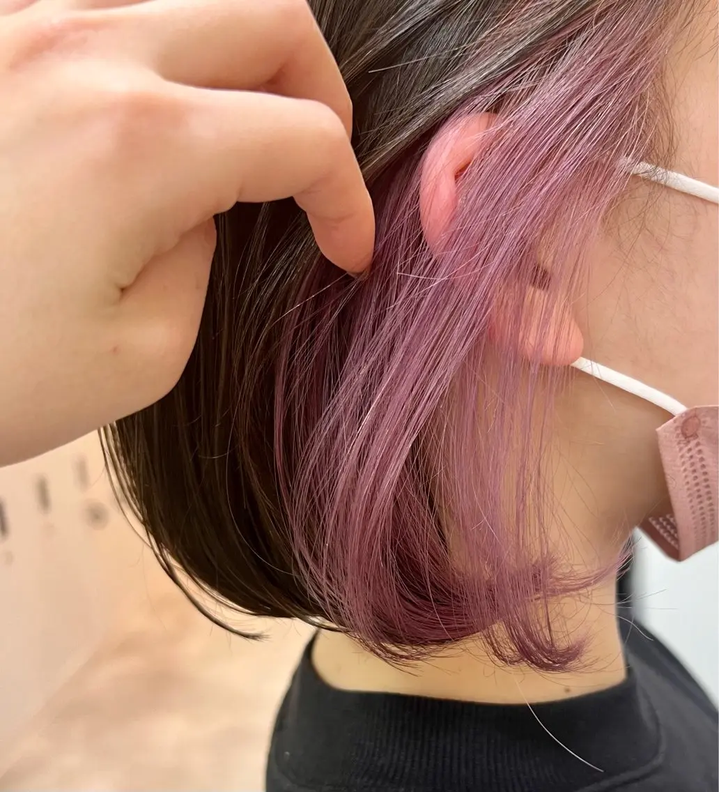 ショート カラー メンズカットモデル /金川なづなのヘアスタイル
