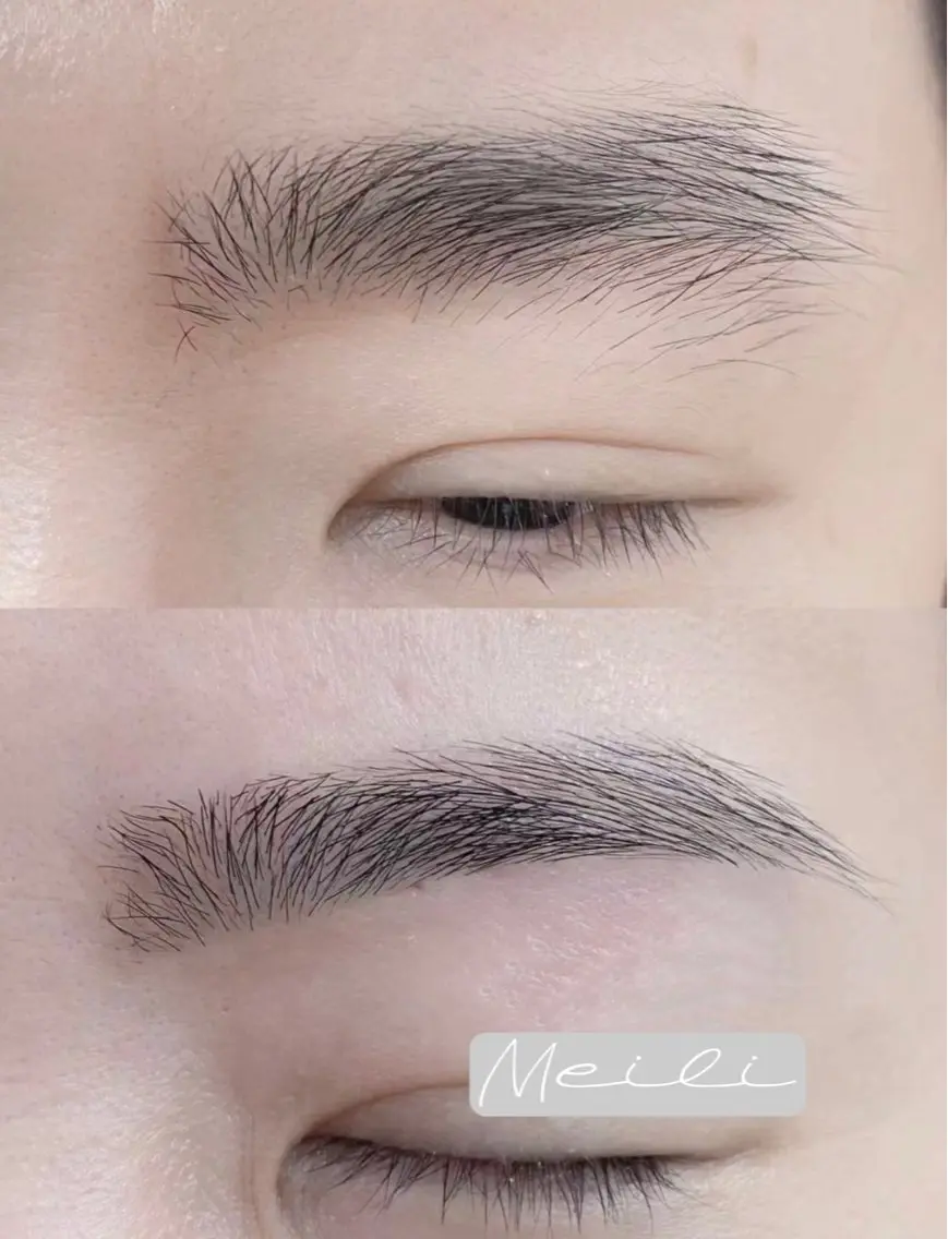 アイブロウ 眉毛ワックス脱毛 Meili メイリのマツエク・マツパデザイン