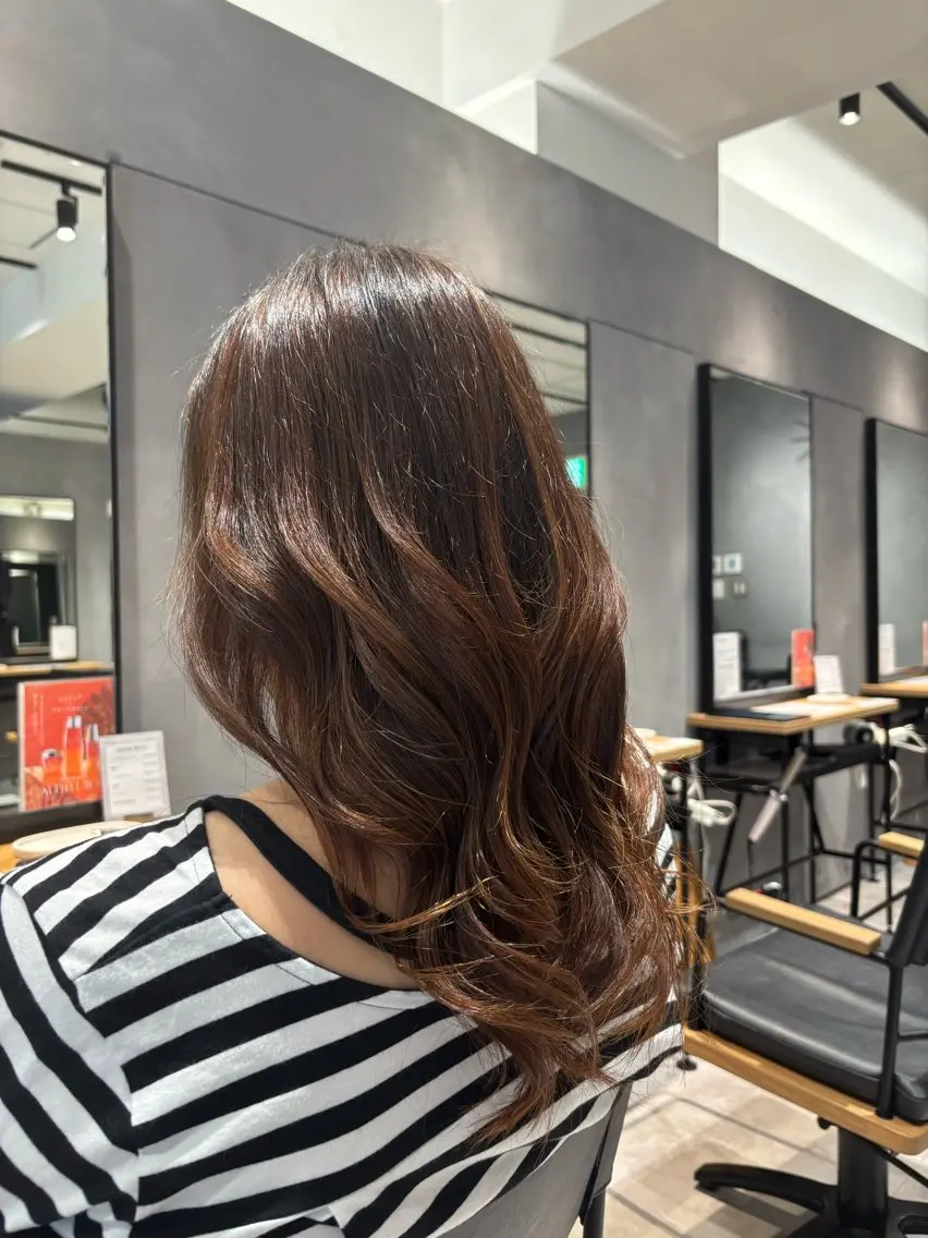 ロング 久野 竜慈のヘアスタイル