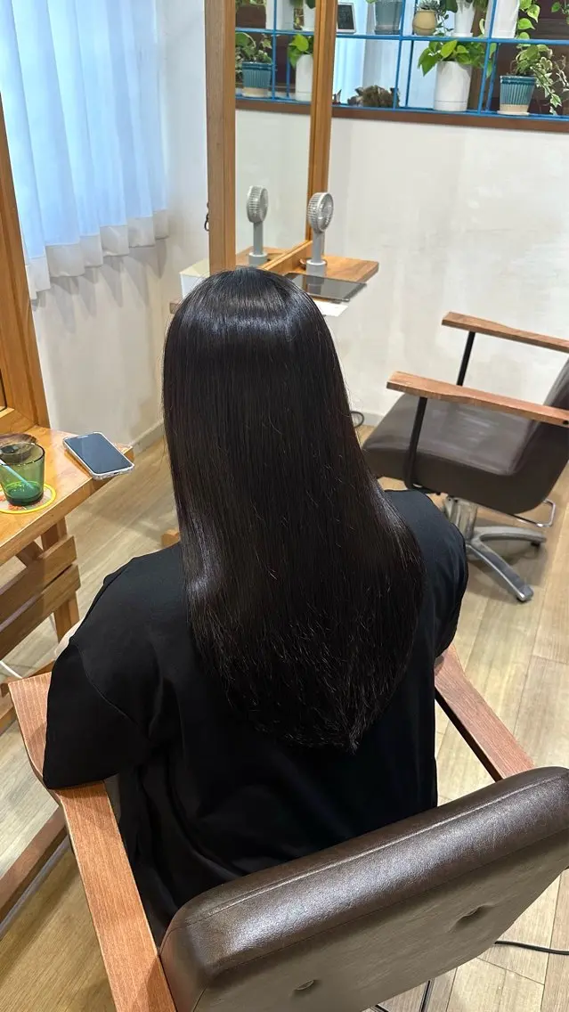 【極上艶髪💎💫】縮毛矯正+整えカット+うる艶髪質改善トリートメント(SB込み)の写真