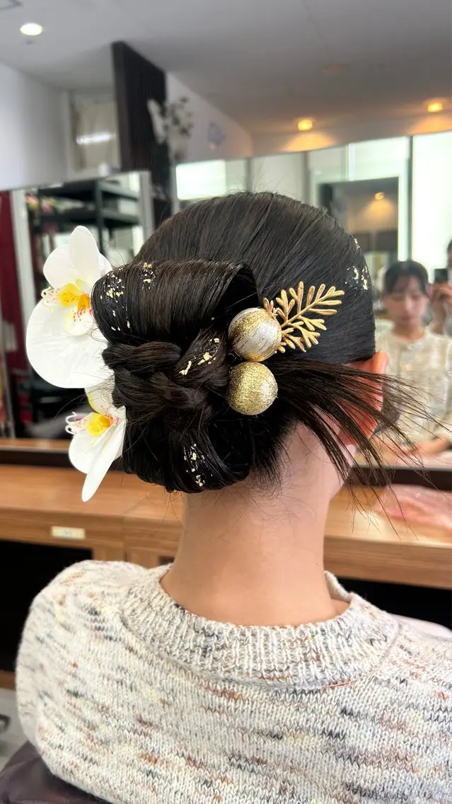 ヘアアレンジ ヘアセット 保科 椎奈のヘアスタイル