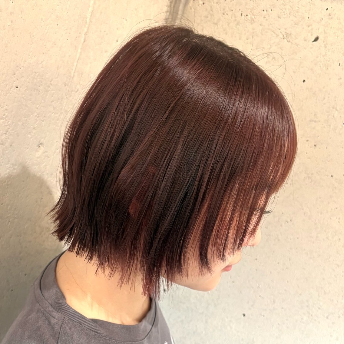 ショート ピンクブラウン カット ヘアカラー トリートメント 🌞名駅/ハイトーン / yuu🌞のヘアスタイル