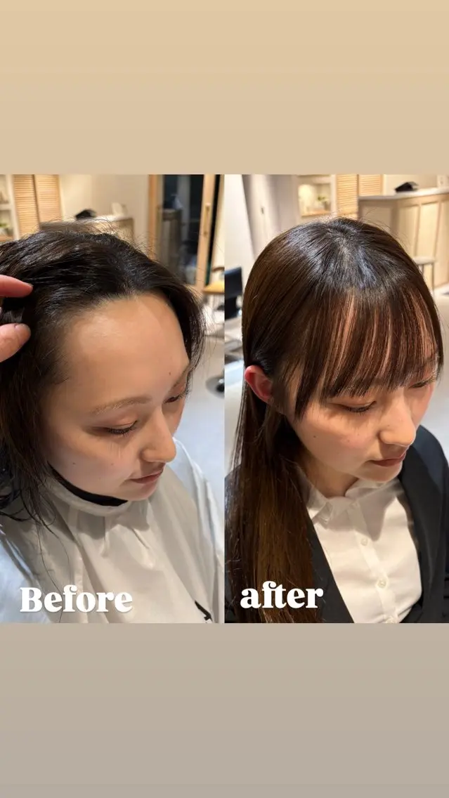 パーマ 暖色カラー 奥村陽花のヘアスタイル