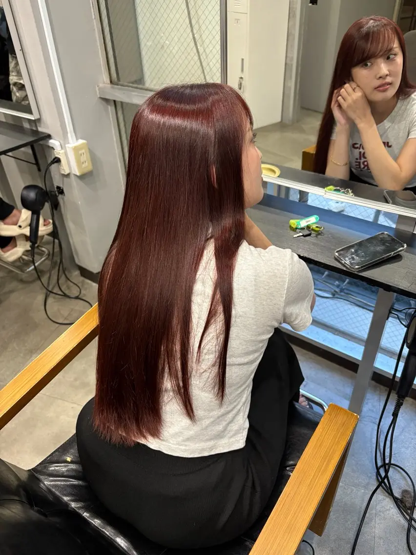 ロング 🤍HIKARI🤍 ハイライトのヘアスタイル