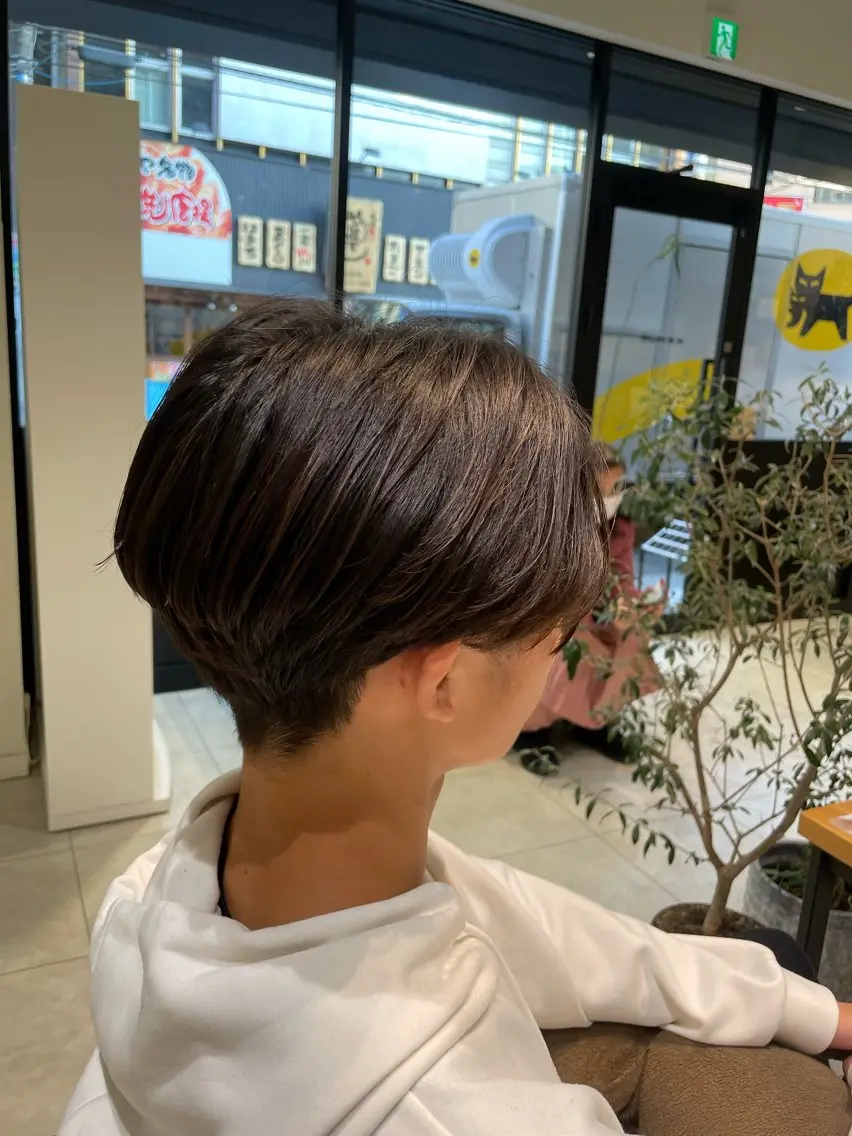 セミロング メンズ得意✂︎ 磯野歩夢のヘアスタイル