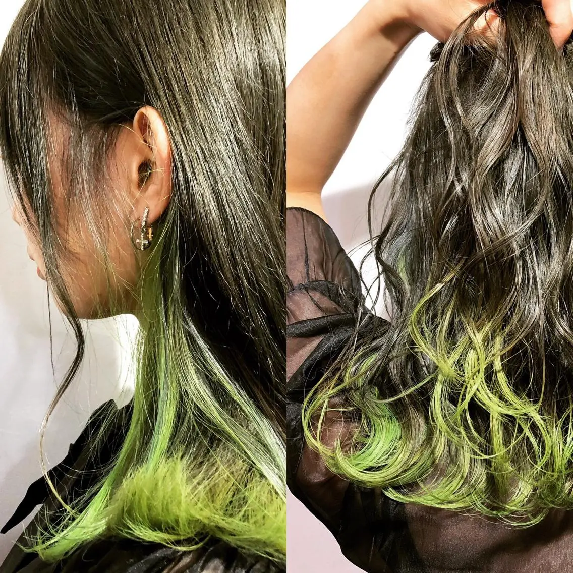 セミロング ヘアカラー トリートメント 吉田 典弘のヘアスタイル