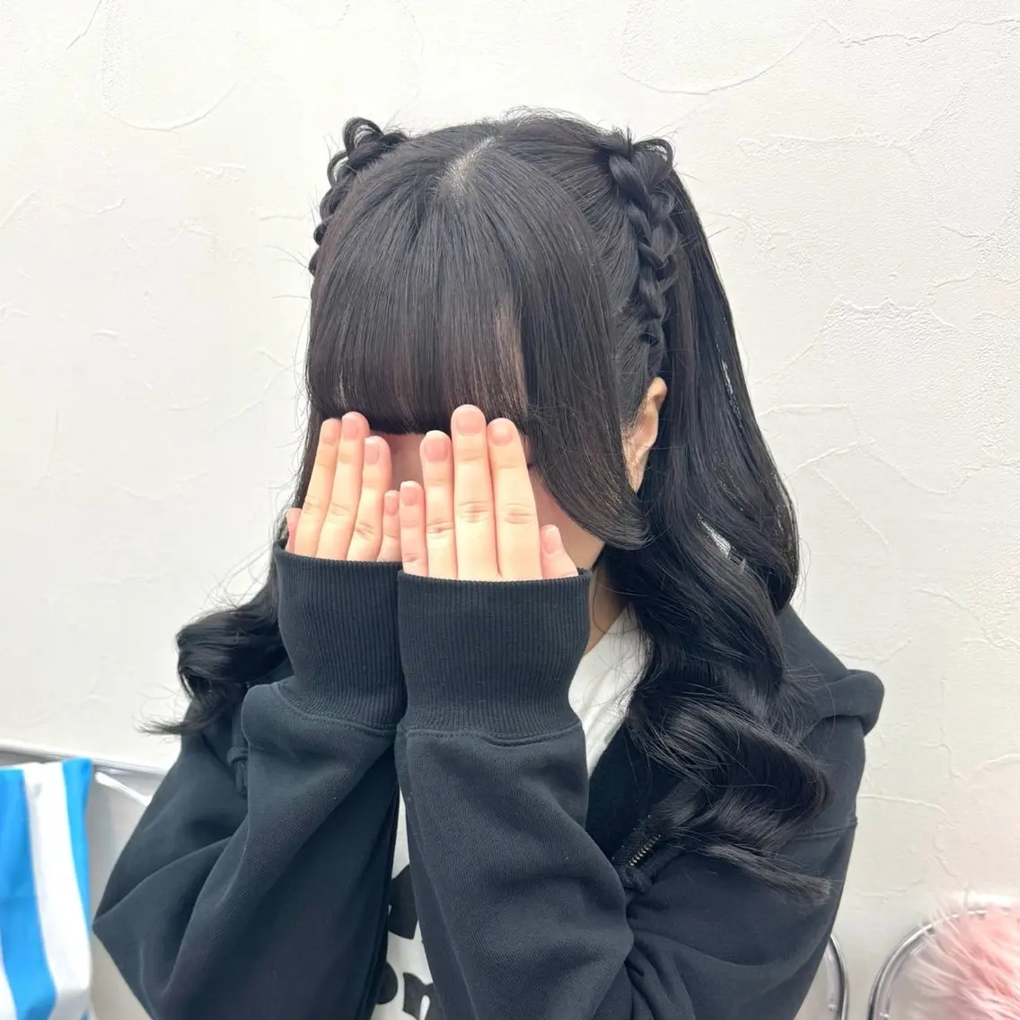 ロング ヘアアレンジ ヘアセット ヘアメ🎀ハイトーン 🩵エクステ🪄しほのヘアスタイル