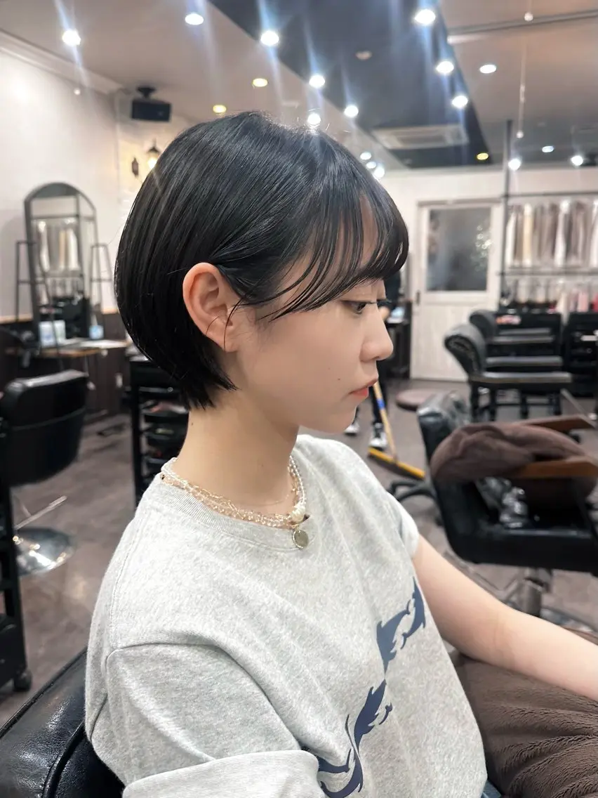 ショート ヘアカラー 💖透明感カラー HAYATO💖のヘアスタイル