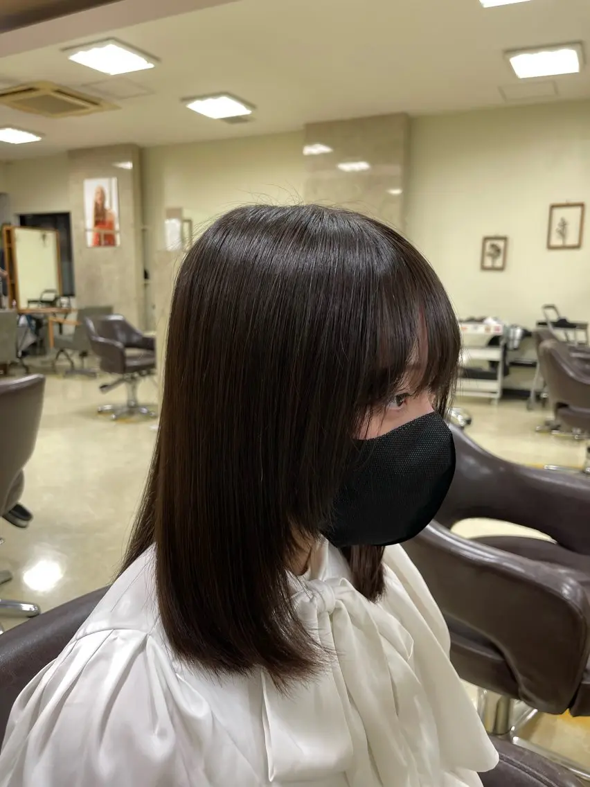 ミディアム 髪質改善 縮毛矯正 縮毛・酸性ストレート 特化のヘアスタイル