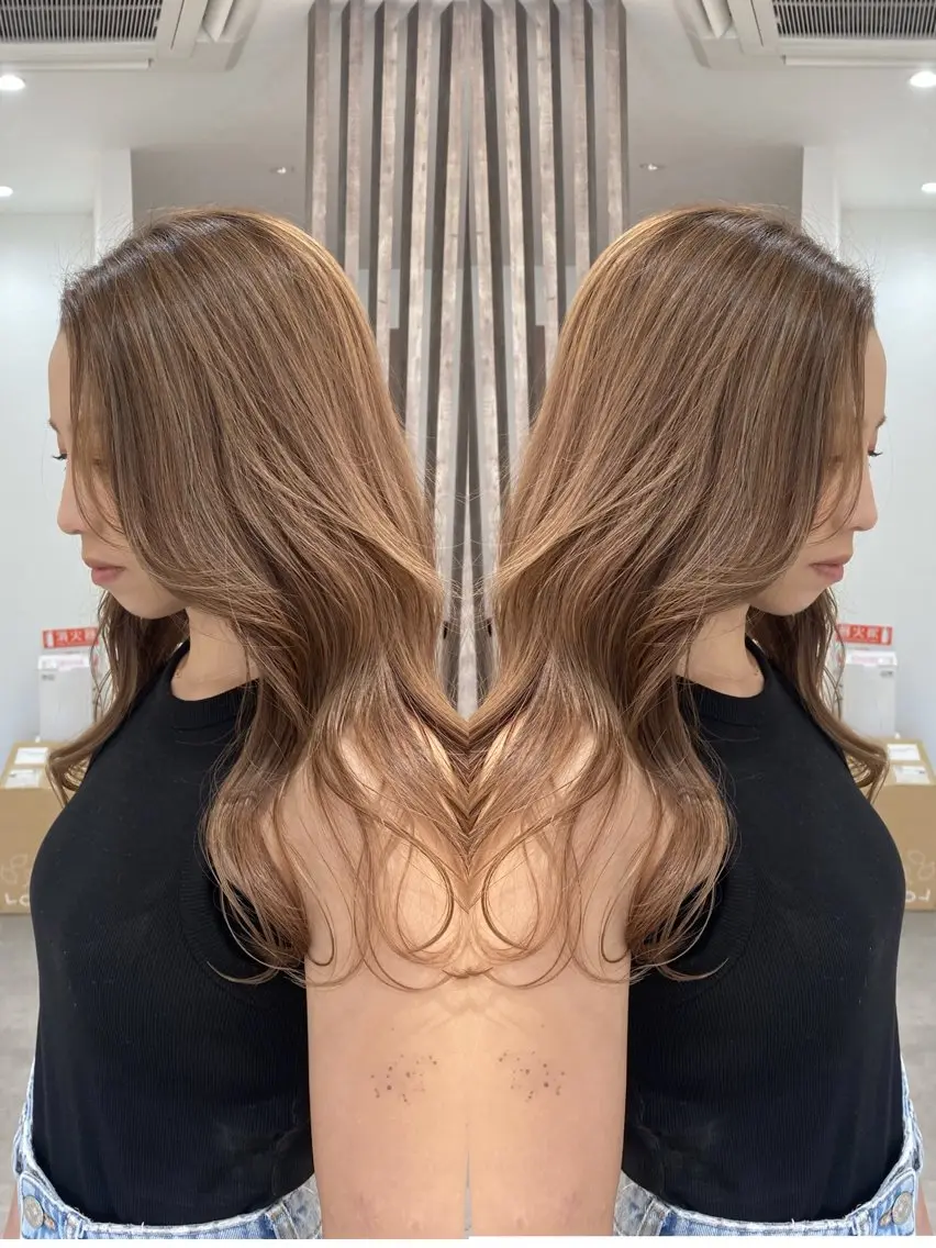 ロング 西元 亜由美のヘアスタイル