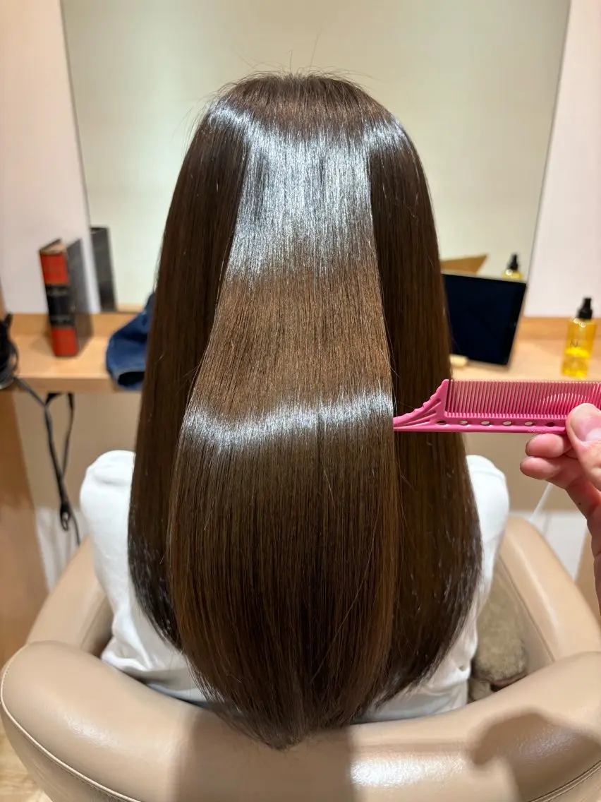 セミロング カット ヘアカラー トリートメント 【Amphi Tokyo】宮原のヘアスタイル